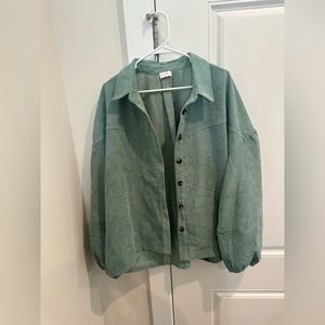 NEVER WORN Pink Lily corduroy shacket